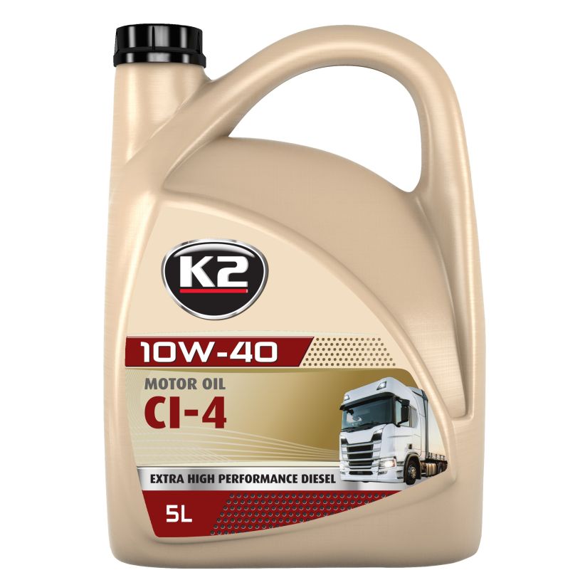 Олива моторна К2 MOTOR OIL 10W-40 CI-4 5 л